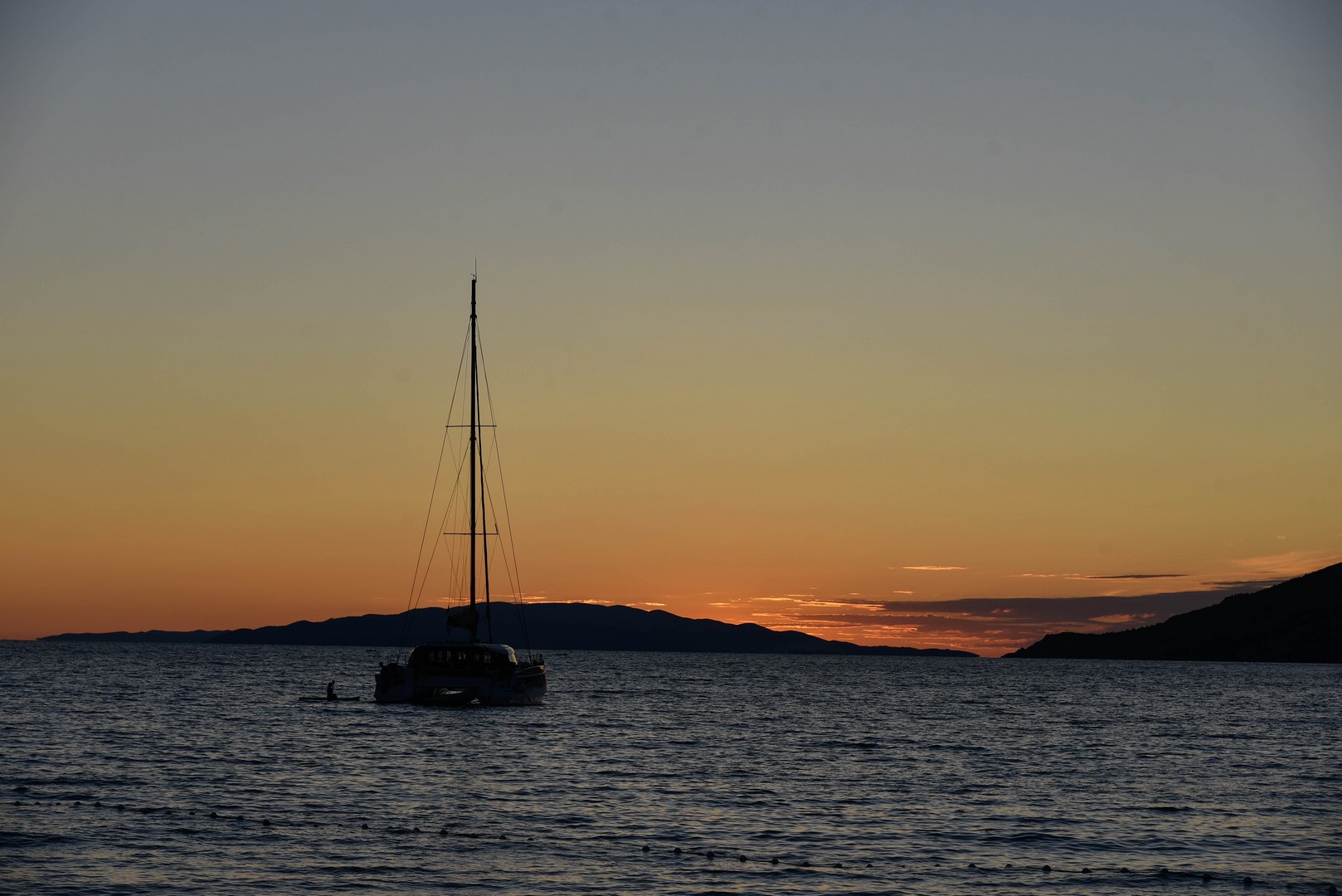 sailing dalmatian coast soul of croatia catamaran sunset